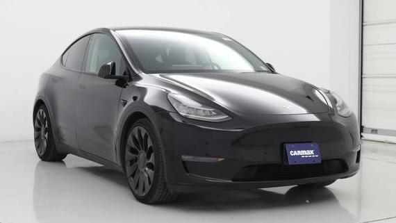 TESLA MODEL Y 2021 5YJYGDEF4MF081563 image